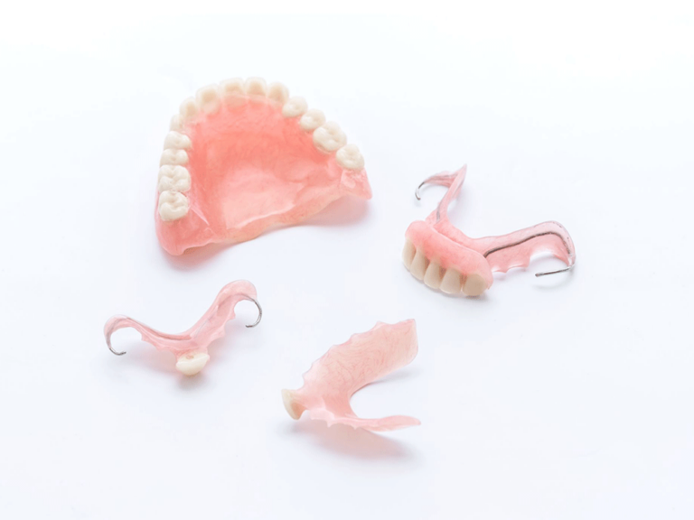 Photo of different styles of dentures.